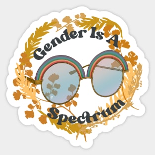 Gender Is A Spectrum Sticker